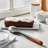 STAUB Silicone Spatula, Durable BPA-Free Matte Black Silicone, Acacia Wood Handles, Great for Mixing, Folding, Scraping