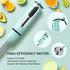 ISILER Immersion Hand Blender, 500-Watt 5-in-1 Stick Blender with 860ml Food Chopper, 600ml Container, Milk Frother,