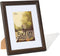 KTKDE 5x7 Picture Frame, Photo Frame Walnut with Real Glass for Picture