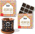 Oud Al Ibtisam Bakhoor Set by Dukhni - 2 x 9 Piece Each & Taj Bakhoor Burner, Arabic Bakhoor Incense, Warm Floral Oud