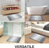 OLANLY Extra Soft Bathroom Rug Mat 30x20 - Absorbent Microfiber Non-Slip Plush Shaggy Bath Carpet, Light Grey