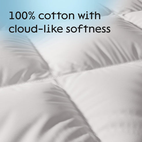 Niagara Cotton Mattress Protector King 78x80, Non Noisy Cooling Breathable Ultra Plush Absorbent, Fits 20 Inches Deep