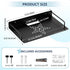 Floating Shelves for Projector, Metal Wifi Router Shelf, Cable Box Wall Mount shelf, Dvd Player Shelf, Shelf Under Tv Wall Mount for Tv Box/Game Console/Speaker,Wall mounted Floating Rack/Stand/Holder