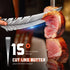 Huusk Japan Knife Hand Forged Viking Knife, High Carbon Steel Butcher and Boning Knife for Meat Cutting, Cooking Knife