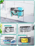 2 HapiRm Multifunctional Sponge Holder with Unique M-Shaped, Installation Methods Kitchen Sink Caddy Organizer