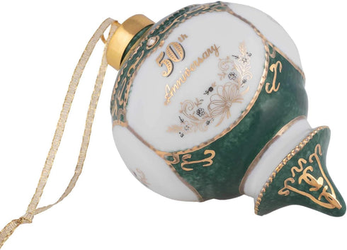 CBE 50th Wedding Anniversary Victorian Hanging Ornament, 4.5 Inch
