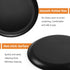 TeamFar Pizza Pan, 13.5 Inch Large Round Baking Tray with Nonstick Coating & Stainless Steel Core, Non-Toxic