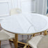 NECAUX 13 Inch Round Clear Table Cover Protector, 1.5mm Thick Upgraded Version,