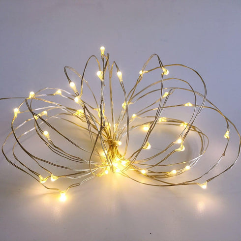 Luna Gift Pack 2 Indoor Battery-operated Led String Lights with Timer,Mini Leds Fairy Lights