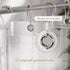 AmazerBath Shower Curtain Liner, 72x72 Clear Waterproof Plastic Shower Liner, Lightweight PEVA for Bathroom with 3
