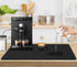 Dish Drying Mats for Kitchen Counter, Waterproof Coffee Mat Under Sink for Countertop Accessories (Black, 12"*19")