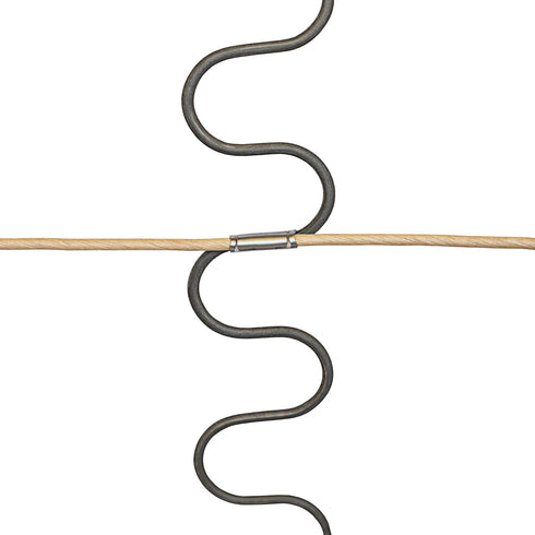 House2Home Upholstery Stay Wire for Sofa Furniture Springs, 40ft with 80 Clips, 16 Gauge Paper Wrapped Wire