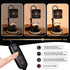 NoavJax Dimmer, Gifts,2 BulbsBlack Candles Warmer Lamp with Timer and Home Bedroom Decor, Electric Adjustable Candle