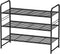 Shoe Rack Closet, 3 Tier Stackable Metal Shoe Shelf Organizer for Entryway,