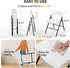 350 lbs, Commercail (2, VINGLI Folding Chairs, Plastic Foldable Chair, Capacity up to Portable Seating for Indoor