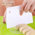 YARNOW Bench Scraper, 2 PCS Plastic Dough Scrapers, Food-Grade Bench Scrapers for Baking