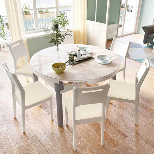Chair Seat Covers set of 4 Stretch Off white Chair Covers for Dining Room Square Removable Washable Chair Protector Seat Cushion Slipcovers for Kitchen Office by DLMWELL