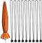 Woanger 12 Pcs Umbrella Strap Securing Straps for Parasol, Reusable Outdoor Umbrella Bungee Tie