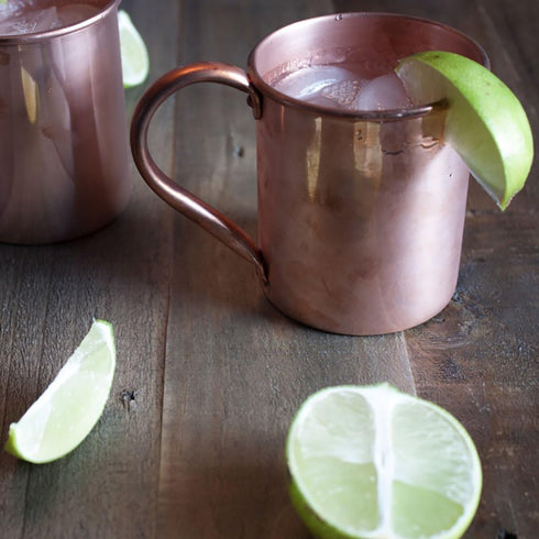 Moscow Mule Copper Mug, Authentic Unlined 16 oz by Solid Copper