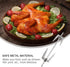 Toddmomy Stainless Steel Air Fryer Rotisserie Forks, Grill Forks for BBQ, Home Kitchen Outdoor Camping, Silver.