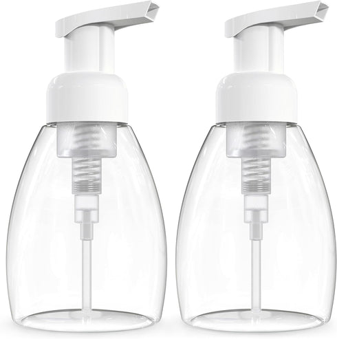 BRIGHTFROM Foaming Soap Dispenser Pump Bottles, BPA Free Empty Refillable Plastic Container