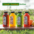 24 PACK, 12 OZ 24 2 Reusable Plastic Juice Bottles with Caps, Plus Labels & Silicone Funnels - Clear Juicing Bottles