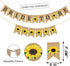 Doumeny Bride to Be Burlap Banner, Rustic Sunflower Bunting Garland for Bridal Shower Party Decor