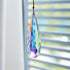 120mm H&D HYALINE & DORA Hanging Window Crystal Teardrop Prism, Suncatcher Crystal Light Catcher, Glass Hanging