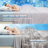 EMME (60"x80"), 0.5 Summer Cooling Blanket Twin Size Q-Max Cooling Blankets for Hot Sleepers, Ice Blanket for Nights