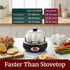 EGC007CHC# 7 16-Recipe Elite Gourmet Rapid Egg Cooker, Easy-To-Peel, Hard, Medium, Soft Boiled Eggs, Poacher, Omelet