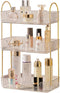 shuang qing Bathroom Counter Organizer Countertop Storage, Cosmetics Skincare Shelf, Makeup Organizer
