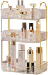 shuang qing Bathroom Counter Organizer Countertop Storage, Cosmetics Skincare Shelf, Makeup Organizer