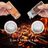 24 4oz Pcs Spice Jars, Seasoning Containers with Acacia Wood Shaker Lids, Glass Spice Bottles with Labels, Square