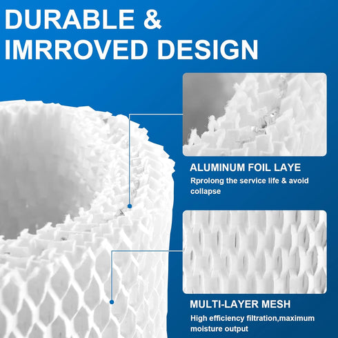 TOMOON WF2 Humidifier Filter Replacement for Vic.ks V3500, V3100, V3900, V3700, Pack of 4 for Cool Mist
