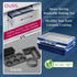 Bake with Elegance: 6-Cup Cake/Muffin Pan Set, Aluminized Steel with Ceramic Non-Stick Coating