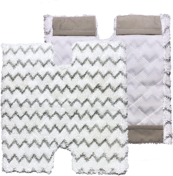 2 Pack Replacement Steaming Mop Pads for Shark Lift-Away & Genius Steam Mop S3973 S5001 S6001 Part # XTP184 & P184WQ
