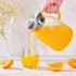 60oz Aofmee Glass Pitcher, Water Pitcher with Lid, Iced Juice Jugs for Fridge, Glass Carafe for Cold or Hot Beverages