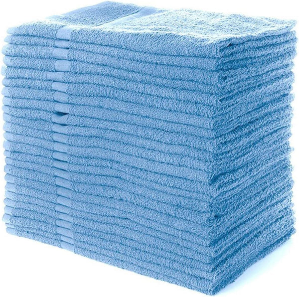 Simpli-Magic Cotton Hand Towels 16"x27" (12 Pack) Soft Towels for Bathroom, Kitchen,