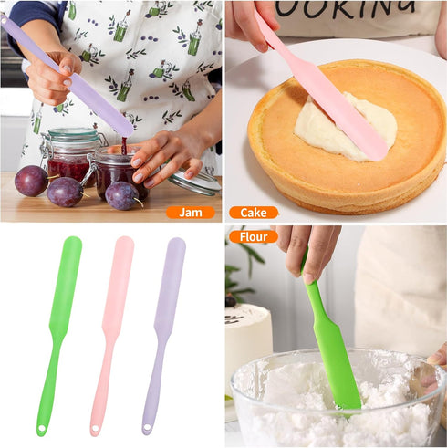 MXFIV 3 Pieces Peanut Butter Knife Peanut Butter Knife Spatula For Stirring, Scraping and Cleaning Large Jars