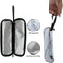 CM Reusable Portable Travel Tableware Carrying Bag, Storage Case for Cutlery, Flatware Organizers, Marble White