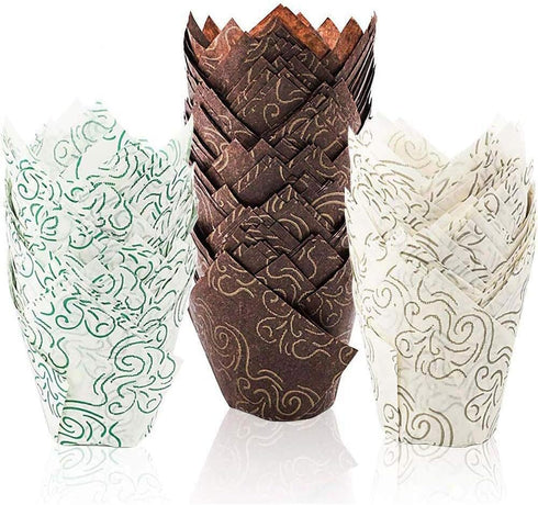 150Pcs/Pack Cake Mold Muffin Cupcake Paper Cups, Oilproof Cupcake Liner Wrapper