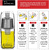 17 Oz. 6 Oz. Set DWLLZA KITCHEN Olive Oil Dispenser Bottle For Kitchen & Sprayer For Cooking - Glass Cooking Oil/Syrup