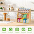 Counter 3 Packet LASZOLA Bamboo Tea Bag and Coffee Holder Organizer for Cabinet Office, Tier Large Capacity Vertical K