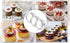 TeamFar 4 Inch Cake Pan, Mini Stainless Steel Baking Tins Set of 3 for Baking and Serving