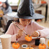Lainrrew 12 Pcs Mini Artificial Pumpkins, Fall Harvest Simulation Decor for Halloween Thanksgiving Party (Orange)