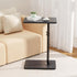 360Swivel TV Tray Table, Adjustable C Shaped Side Table for Couch, Couch Side Table C Table That Slide Under Couch Desk