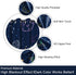 Grommet 2 53x84 Inch Baocicco Navy Blue Space Curtains for Boys Room Cartoon Stars Planets Theme Galaxy Curtains