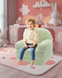 2-in-1 1-3 Toddler Chair Toddler Couch: Kids Chairs Comfy Kids Sofa Fold Out for Girls and Boys Years Old, Green