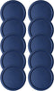 Replacement Lid for Pyrex 4 Cup Bowl Dish 7201-PC Blue, 6" Storage Plastic Cover (10-Pack)