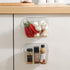 4 Pack, Packet Kitchen Under Sink Cabinet Door Organizer, Adhesive Clear Acrylic Wall Mount Shelf, Bathroom Makeup